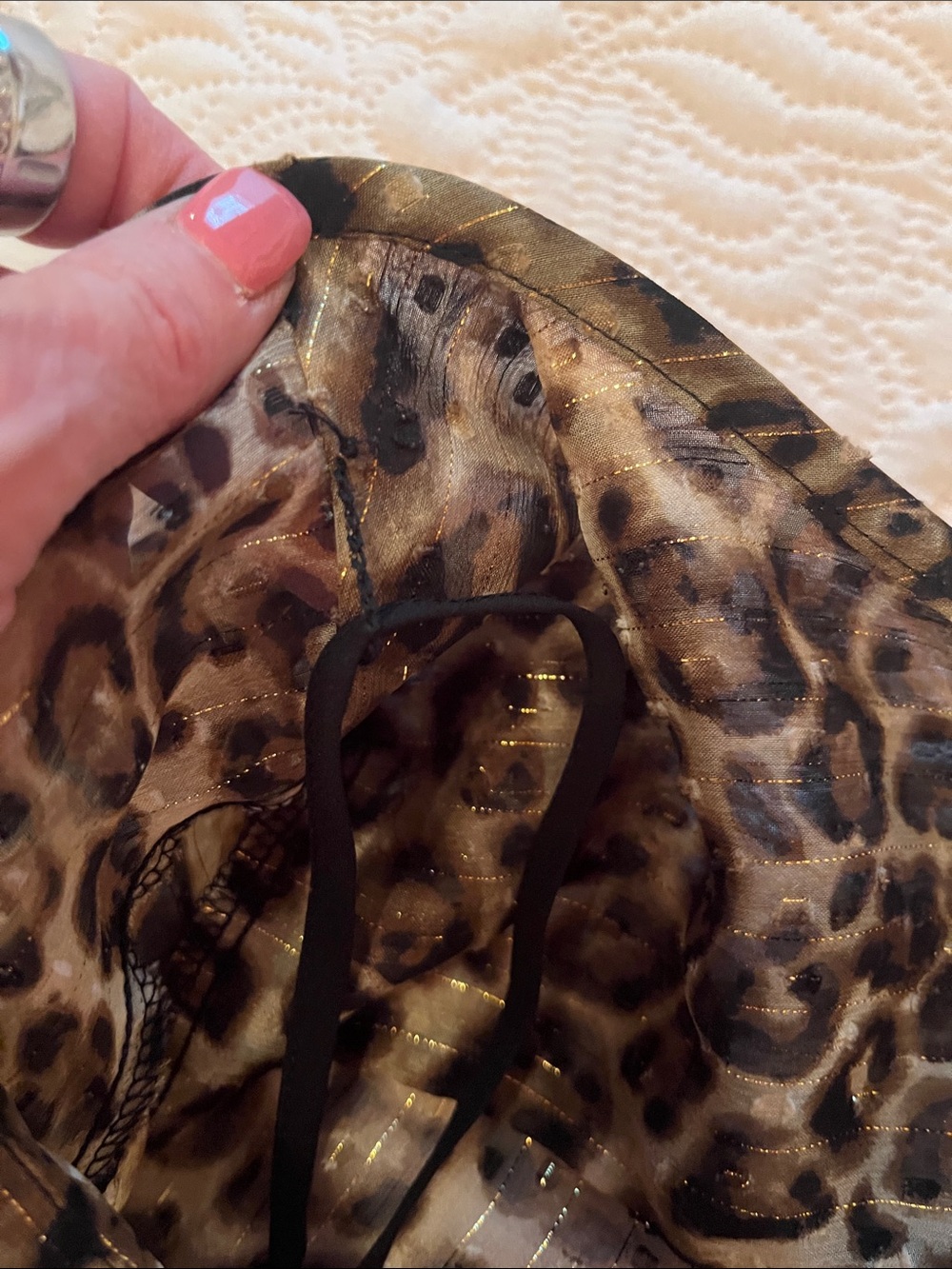 White House Black Market Leopard Dress - Picture 7 of 12